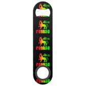 Reggae Rasta Lion Speed Flaschenöffner (Rückseite)