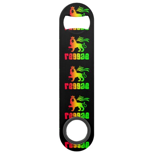 Reggae Rasta Lion Speed Flaschenöffner (Vorderseite)