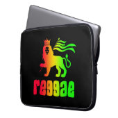Reggae Rasta Löwe Laptopschutzhülle (Vorderseite Links)