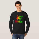 Reggae Rasta Löwe T-Shirt (Vorne ganz)