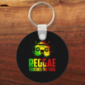 Reggae Rasta Rastafari Schlüsselanhänger (Vorderseite)
