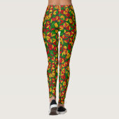 Reggae Rasta Vibrations - Power Yoga Leggings (Rückseite)