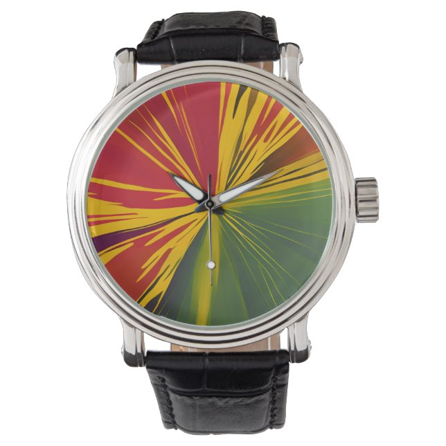 Reggae Rays Armbanduhr (Vorderseite)