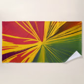 Reggae Rays Strandtuch (Vorderseite)