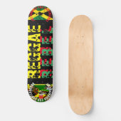 REGGAE REBELL 8 1/4" Skateboard Deck (Vorderseite)