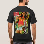 REGGAE REBELL Basic Darkes T-Shirt (Rückseite)
