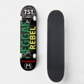 REGGAE REBELL Skateboard (Vorderseite)