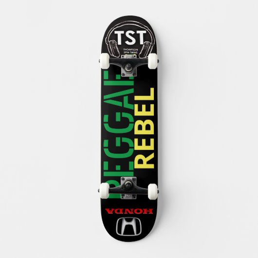 REGGAE REBELL Skateboard (Vorderseite)