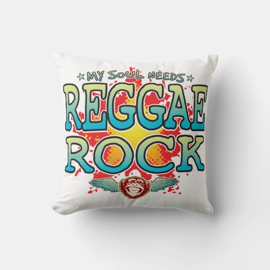 Reggae Rock Soul Cushion Kissen (Vorderseite)