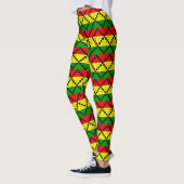 Reggae Roots Rasta Hippie - Yoga Leggings (Links)