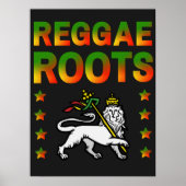 REGGAE ROOTS RASTA LION DE JUDA POSTER (Vorne)