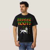 REGGAE ROOTS RASTA LION DE JUDA T-Shirt (Vorne ganz)