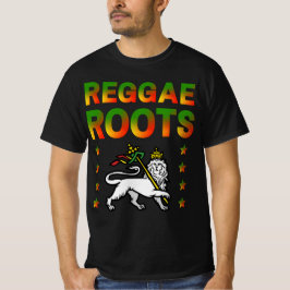 REGGAE ROOTS RASTA LION DE JUDA T-Shirt