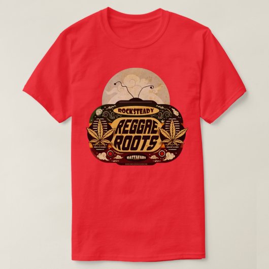 Reggae Roots Rocksteady T-Shirt (Design vorne)