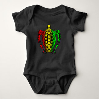 Reggae-Schildkröte Baby Strampler