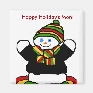 Reggae-Schneemannmagnet Magnet