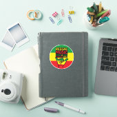Reggae Shaka Hand mit positiven Zitaten Aufkleber (iPad Hülle)