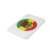 Reggae Shaka Hand mit positiven Zitaten Badematte (Schrägansicht)