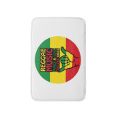 Reggae Shaka Hand mit positiven Zitaten Badematte (Vorderseite Vertikal)
