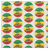 Reggae Shaka Hands mit Reggaefarben Stoff (Muster)