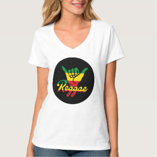 Reggae Shaka Hands mit Reggaefarben T-Shirt