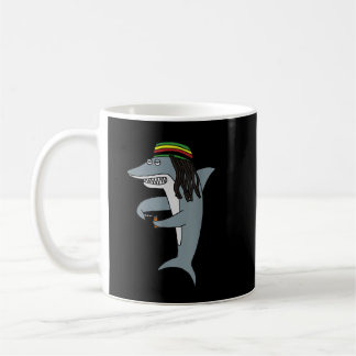 Reggae Shark Funny Dreadlock Rasta Kaffeetasse