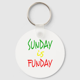 Reggae Sonntag Ist Funday Schlüsselanhänger