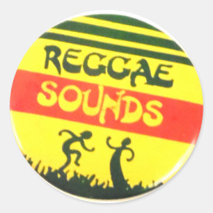 Reggae Sounds Round Sticker