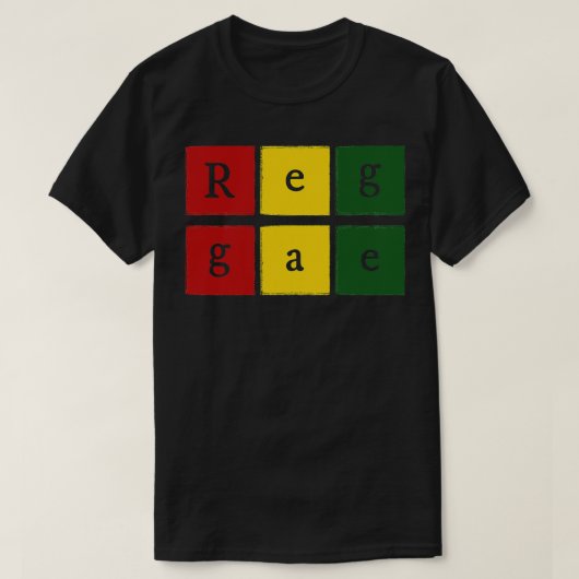 Reggae Square T-Shirt (Design vorne)