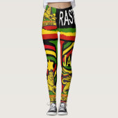 Reggae Steppers Leggings Rastafarian Designs (Vorderseite)