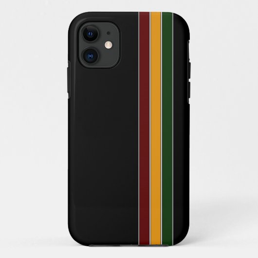 Reggae Stripes iPhone 5 Kasten Case-Mate iPhone Hülle (Rückseite)