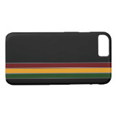 Reggae Stripes iPhone 7 Kasten Case-Mate iPhone Hülle (Rückseite (Horizontal))