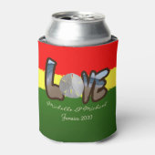 Reggae Style Sand Dollar Liebe Dosenkühler (Kanne Vorderseite)