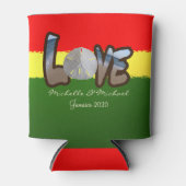 Reggae Style Sand Dollar Liebe Dosenkühler (Vorderseite)