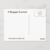 Reggae Summer Postcard Postkarte (Rückseite)