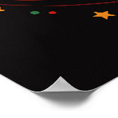 Reggae Sun & Moon Poster (Ecke)