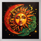Reggae Sun & Moon Poster (Vorne)