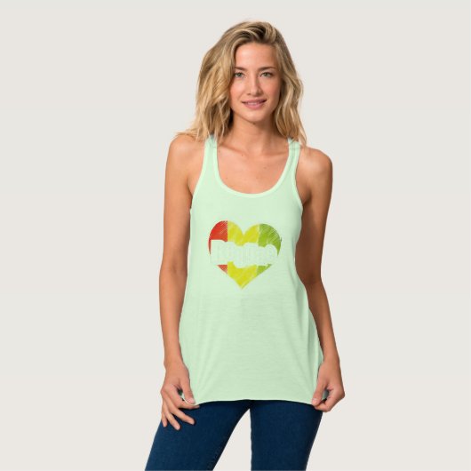 Reggae Tank Top (Vorderseite Vollansicht)