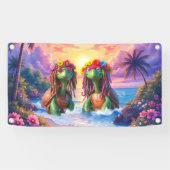 Reggae Turtles – Insel-Vibes für immer. Banner (Horizontal)