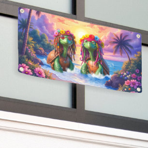 Reggae Turtles – Insel-Vibes für immer. Banner