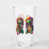 Reggae Turtles – Insel-Vibes für immer. Glas (Rückseite)
