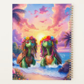 Reggae Turtles – Insel-Vibes für immer. Planer (Rückseite)