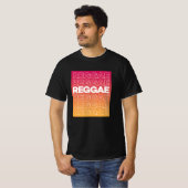 Reggae Typografy T - Shirt (Vorne ganz)