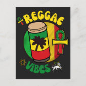 REGGAE VIBES FEIERTAGSPOSTKARTE (Vorderseite)