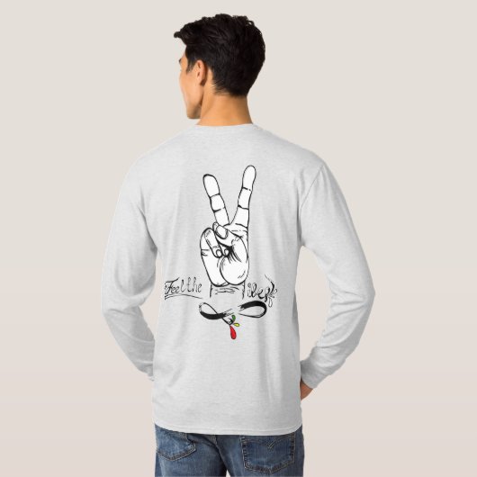 Reggae Vibes Longsleeve T-Shirt (Schwarz voll)