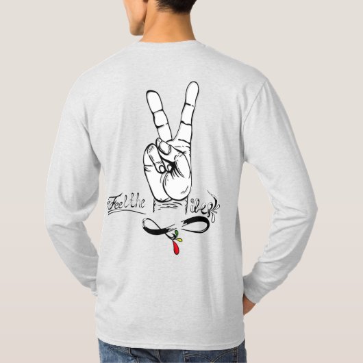Reggae Vibes Longsleeve T-Shirt (Rückseite)