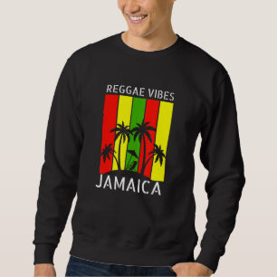 Reggae Vibes Männer Frauen Jamaika Reggae Musik Re Sweatshirt