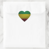 Reggae Vibrations - One love - jah Rasta Sticker (Tasche)