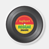 Reggae Vinyl 45 Magnet (Vorne)