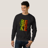 Reggae Vinyl Rasta Sweatshirt (Vorne ganz)